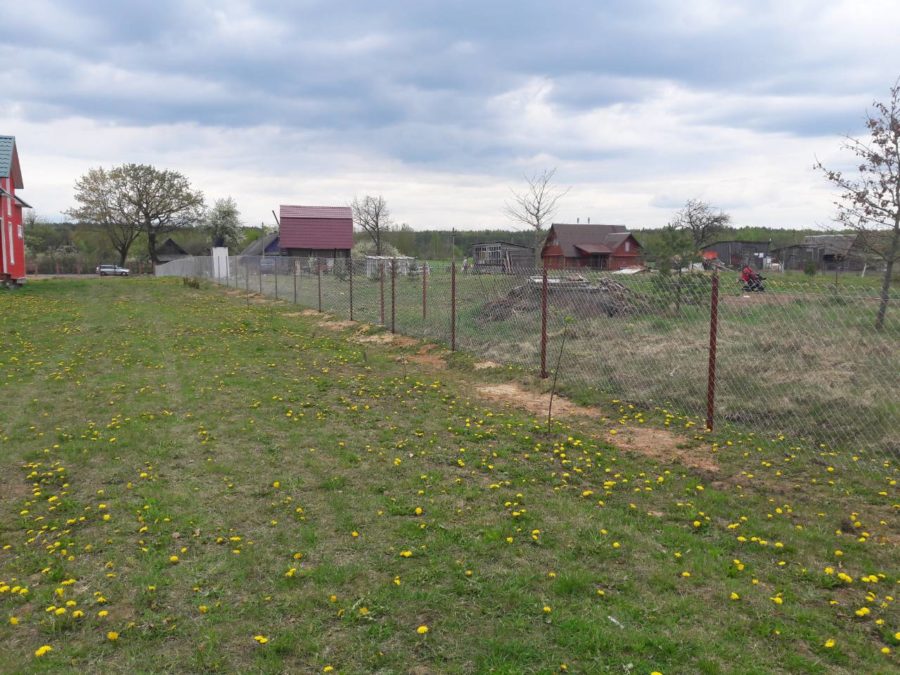 Забор из сетки рабицы 280м с воротами и калиткой фото4 в Владивостоке