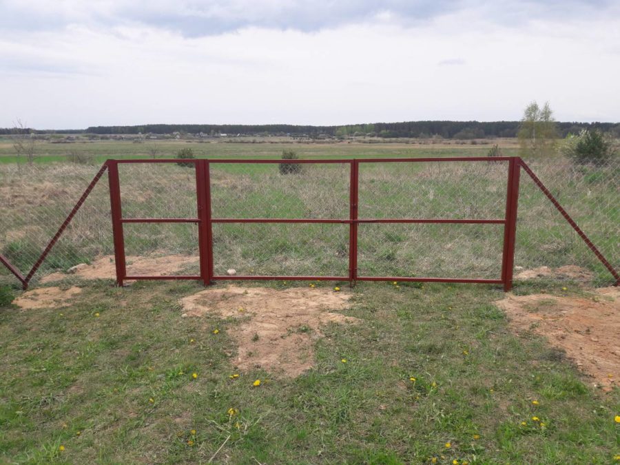 Забор из сетки рабицы 280м с воротами и калиткой фото6 в Владивостоке