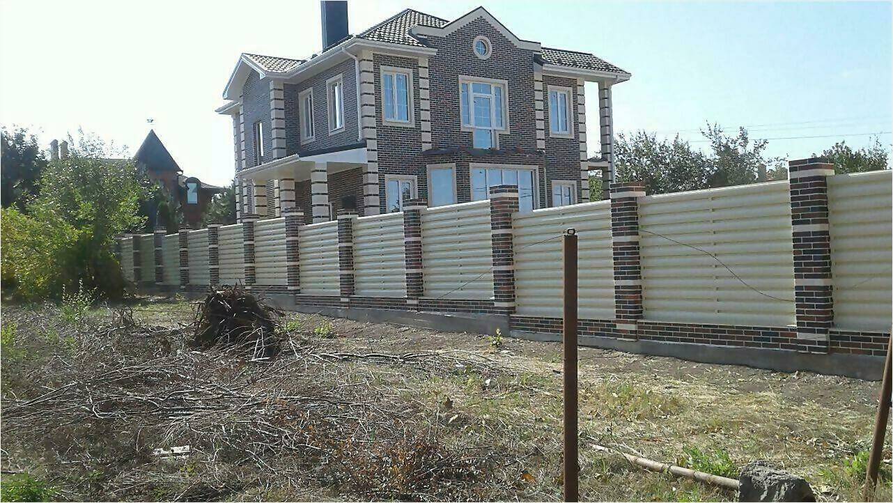 Забор из штакетника 115м фото6 в Владивостоке